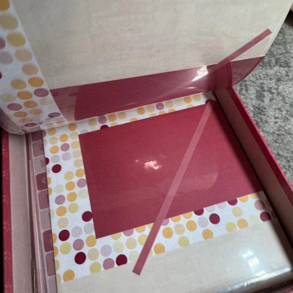 Colorbok Pink Floral Pre-Designed Scrapbook Album Kit 8x8 16 Pages‎ with Accents